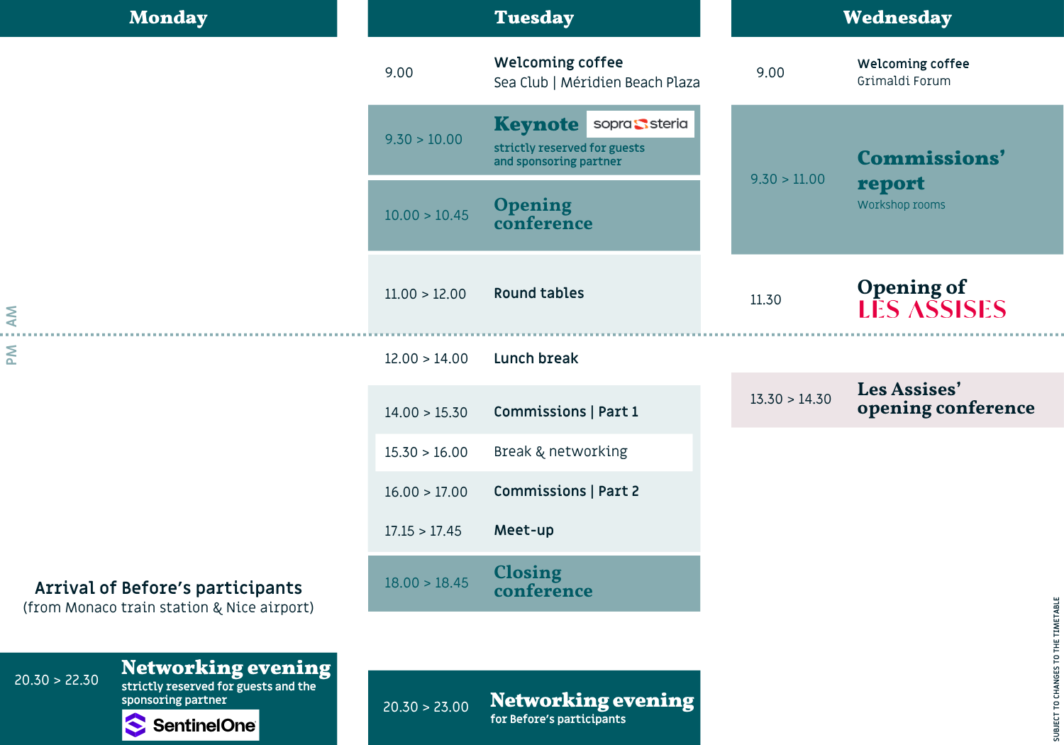 The Before | Discover the program for this new edition at a glance