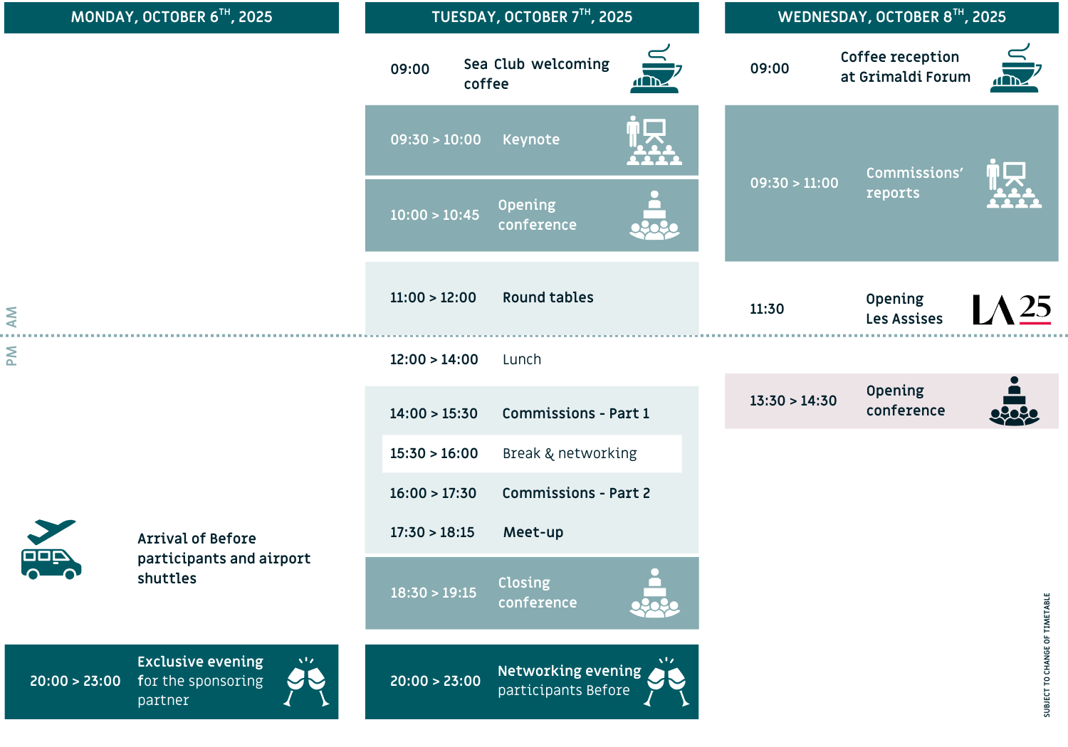 Programme of Le Before 2025