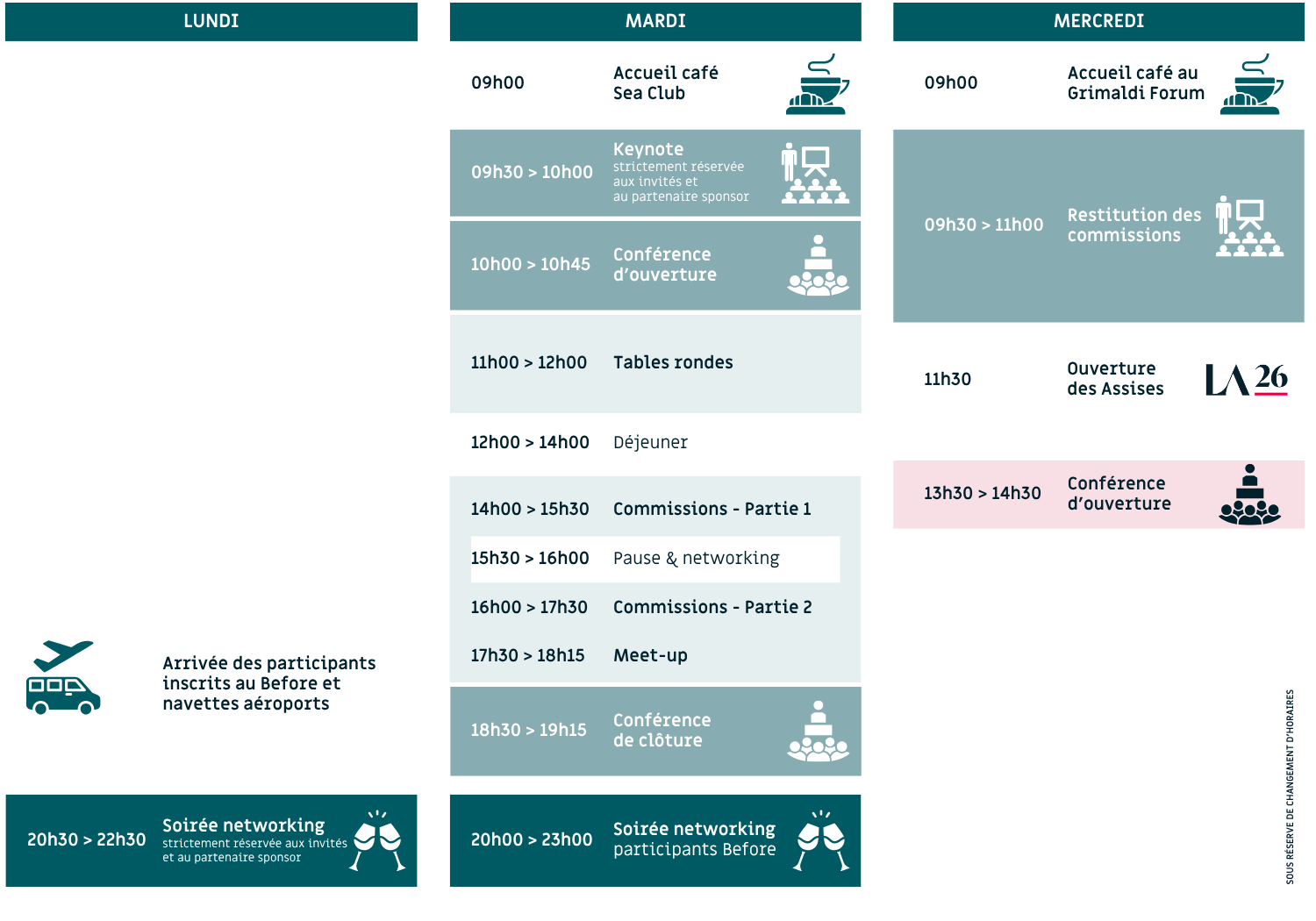 Le Before 2026 | Le programme de l'édition en un coup d'œil
