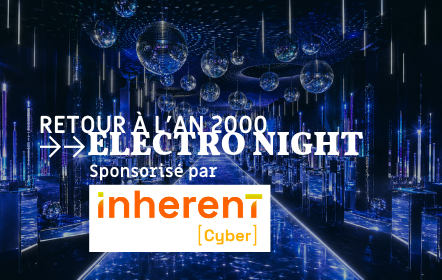 Les Assises de la cybersécurité | Illustration de la soirée de Gala du vendredi 9 octobre sur le thème Électro night