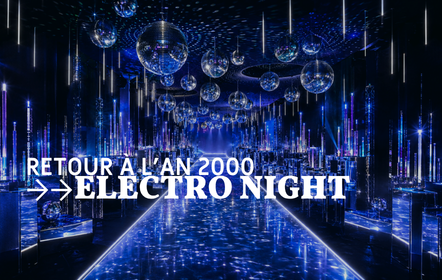 Les Assises de la cybersécurité | Illustration de la soirée de Gala du vendredi 9 octobre sur le thème Électro night