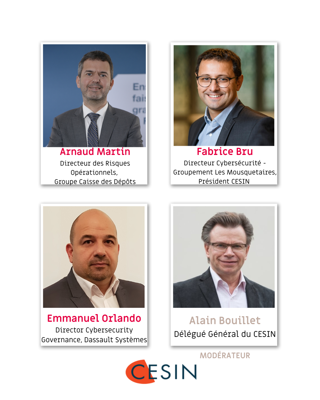 Les Assises | from 8 to 10 october 2025 | round table CESIN