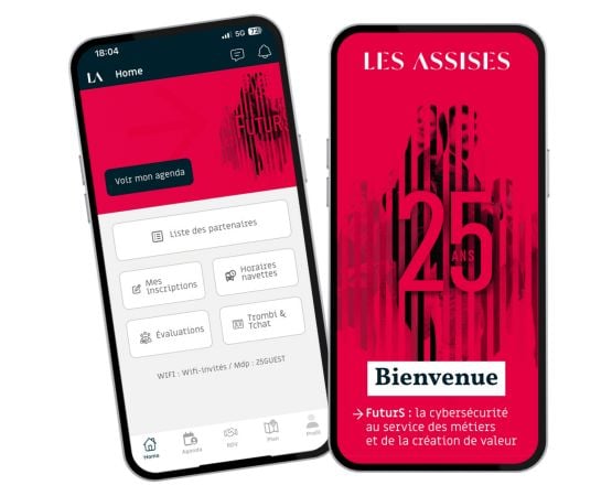 Mobile app of Les Assises de la cybersécurité