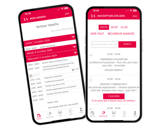 Application mobile des Assises de la cybersécurité